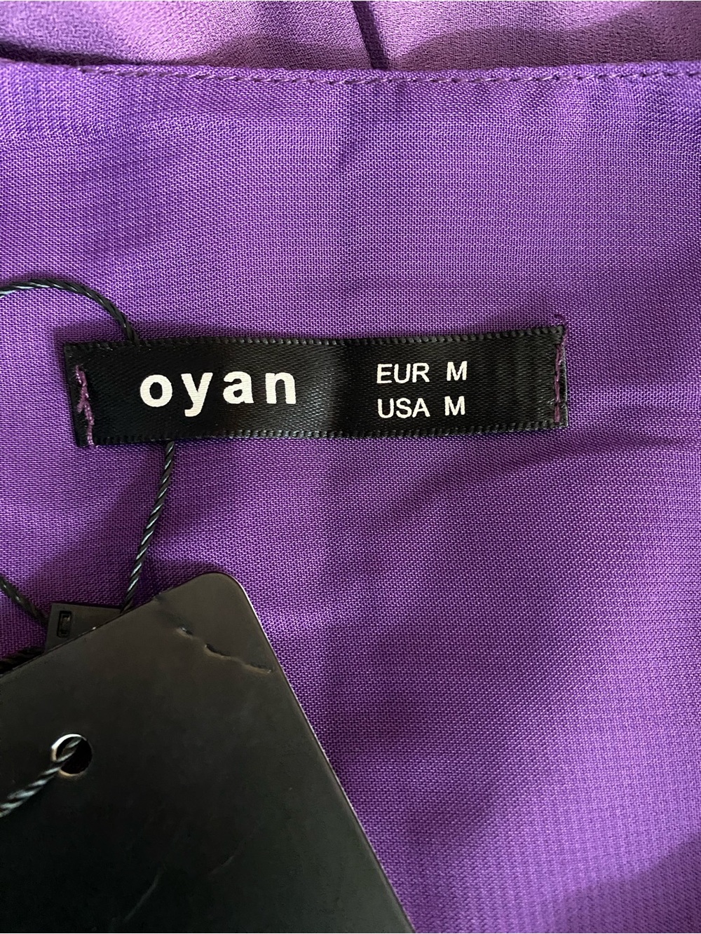 Oyanus Purple Spaghetti-Strap Slip Dress Size M - Picture 6 of 7
